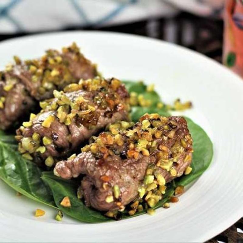 menu item 26 of 57, VEAL ROLLATINI (Sicilian Style )