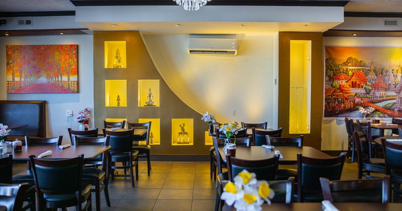 Tables ready for guests