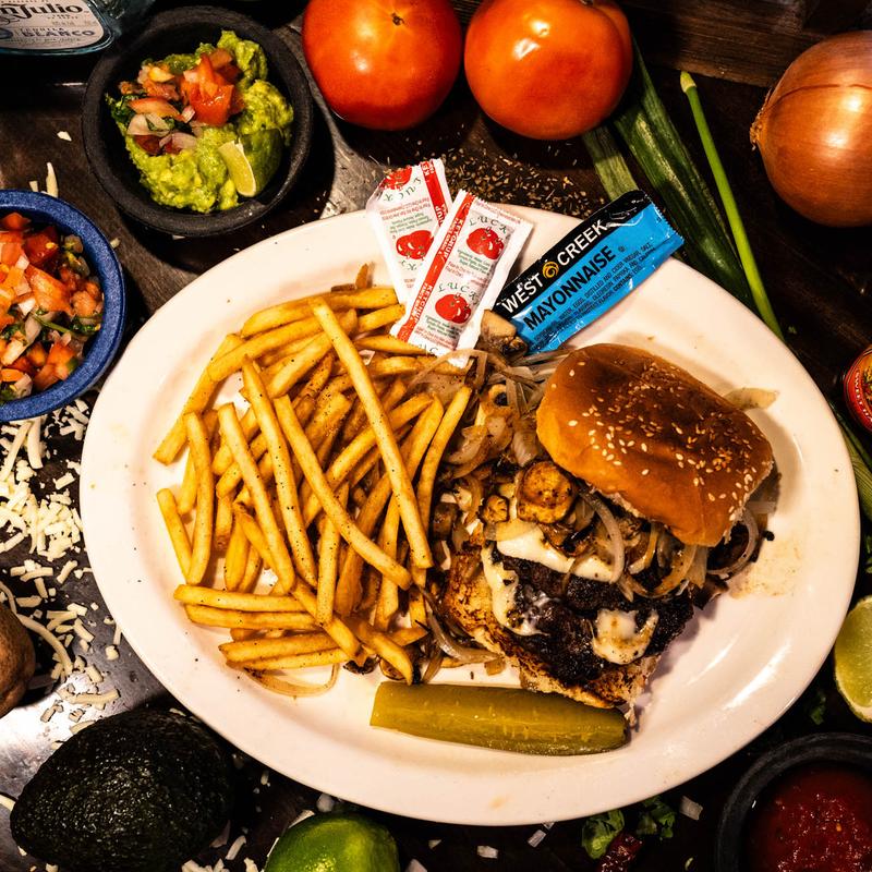 Mushroom Swiss Burger photo