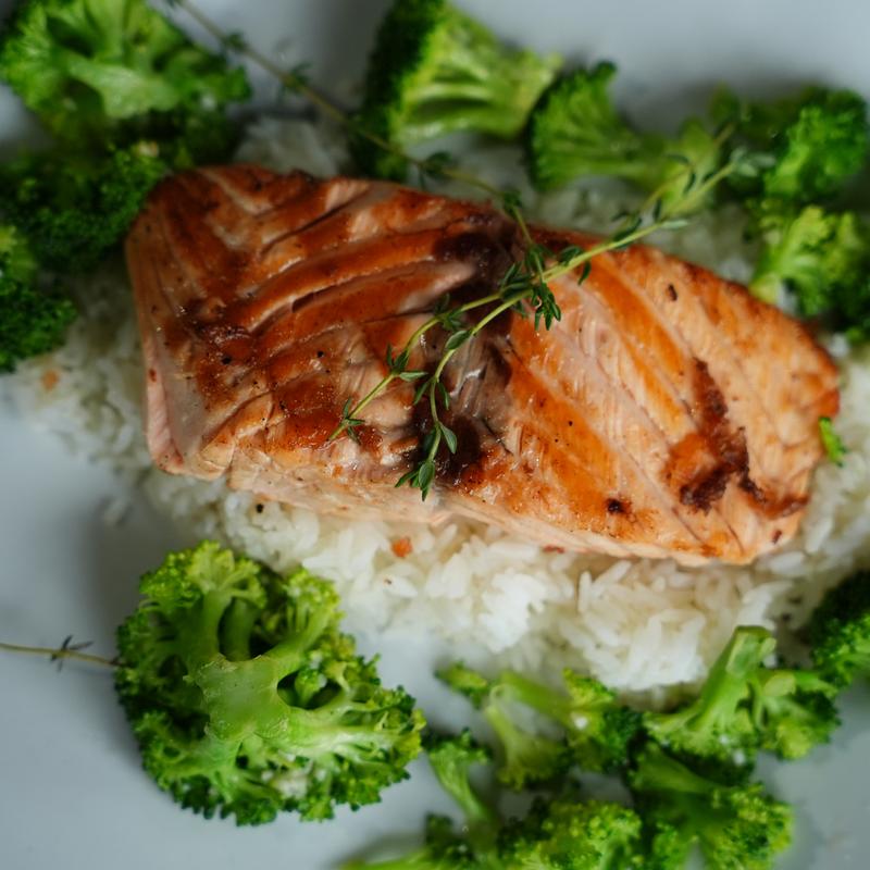 menu item 5 of 6, Grilled Salmon
