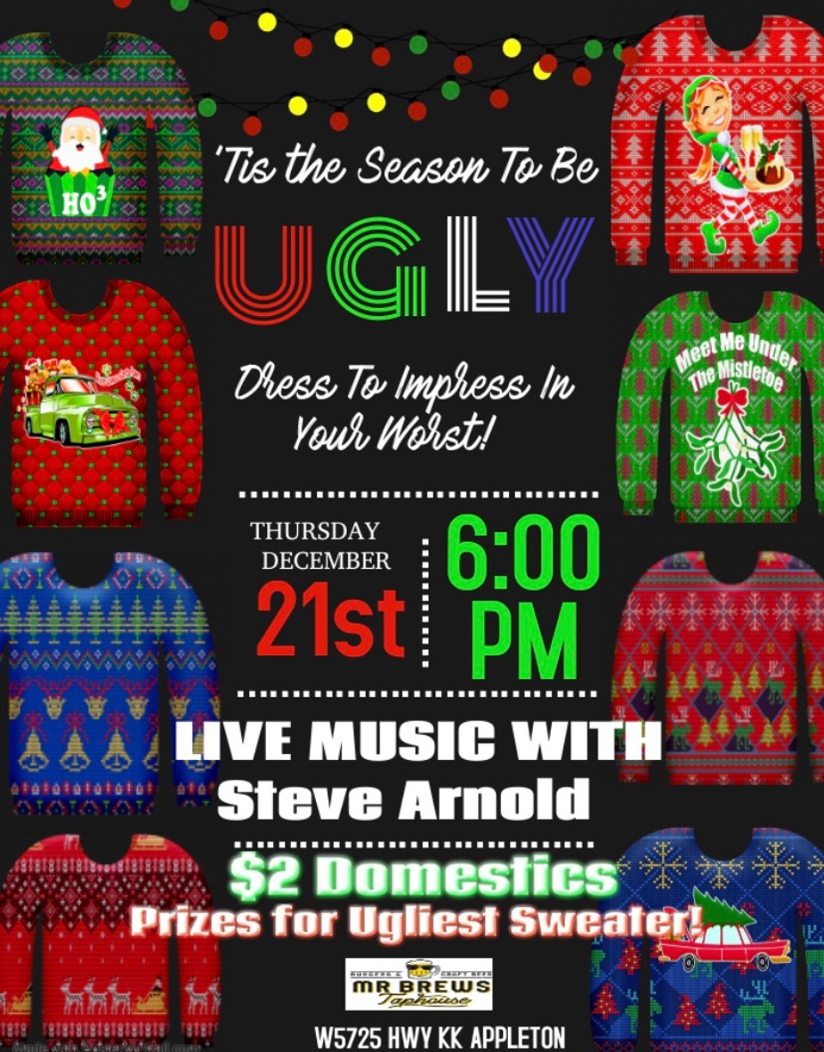 Ugly Sweater Party and Live Music with Steve Arnold event photo