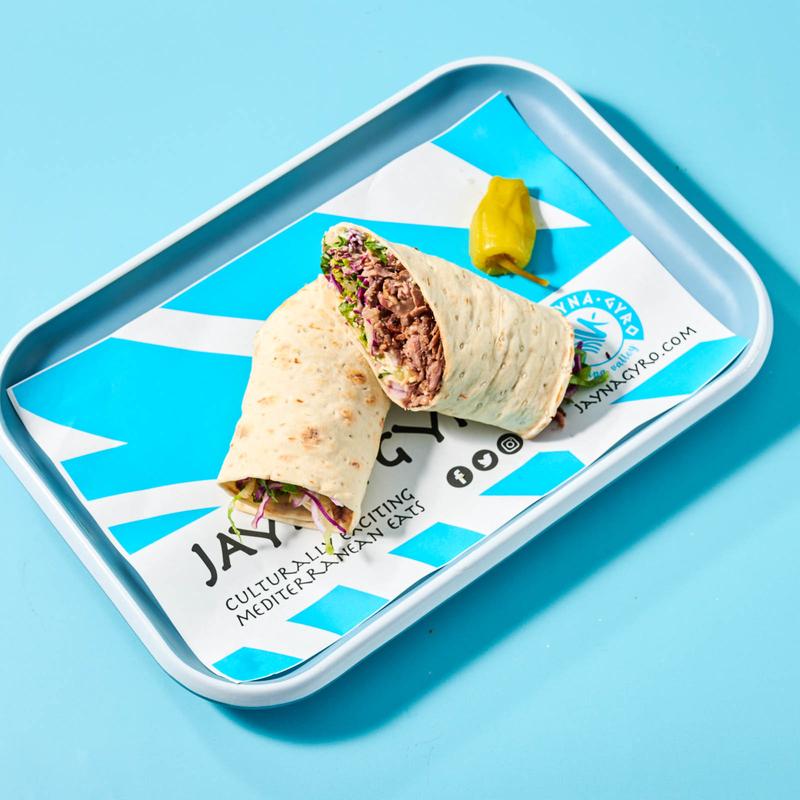 menu item 16 of 36, Beef & Lamb Lavash Wrap