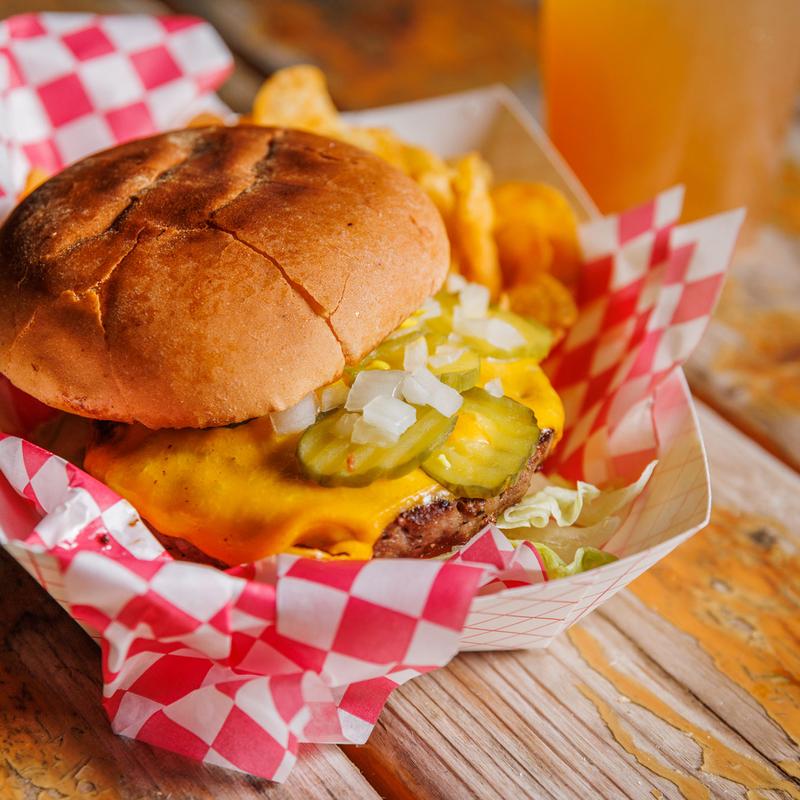 Backyard Burger with Cheese photo