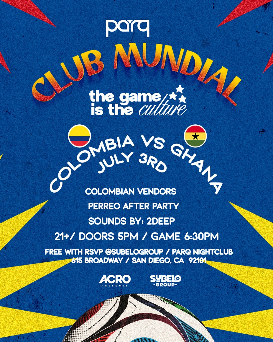 Colombia vs. Ghana Watch Party - Club Mundial event photo