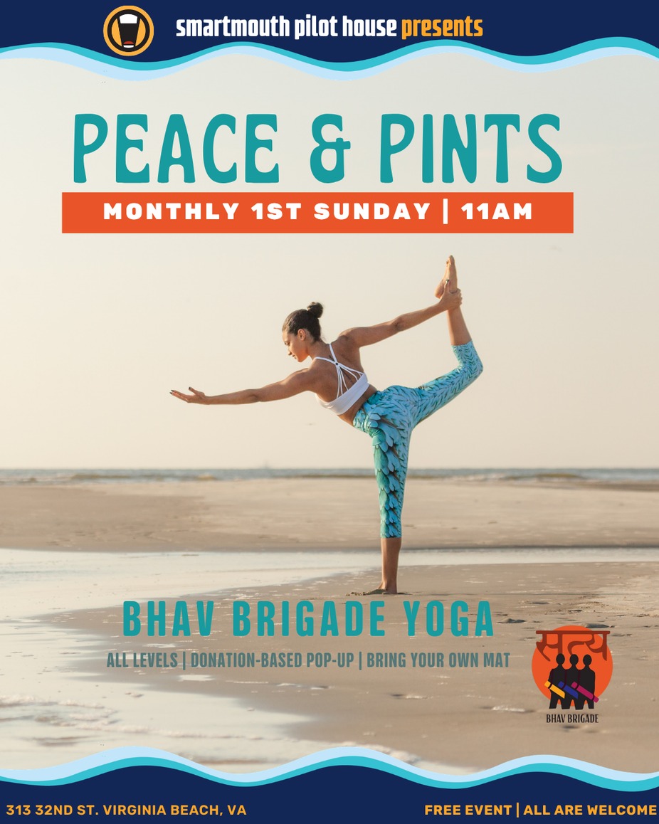 Peace & Pints Yoga with Bhav Brigade event photo