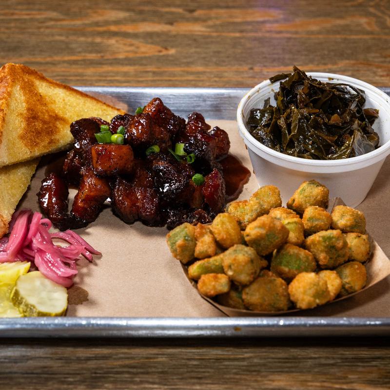 menu item 2 of 9, Pork Belly Burnt Ends