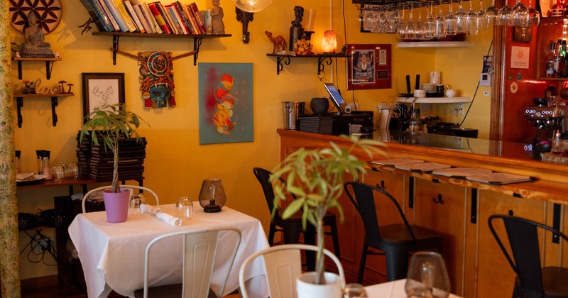 Interior, dining area