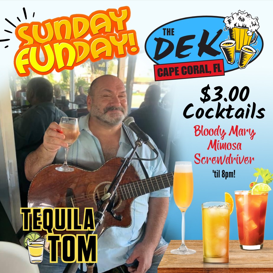 Sunday FUNday with The Reverend Tequila Tom! event photo