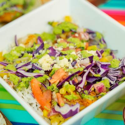 El Pescador salad bowl.