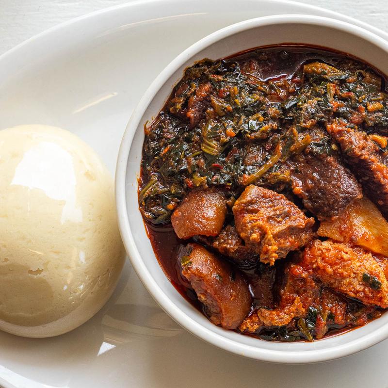 Efo Riro (vegetable soup) photo