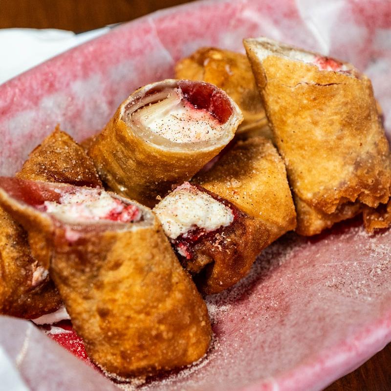 Strawberry Cheesecake Eggs Rolls photo