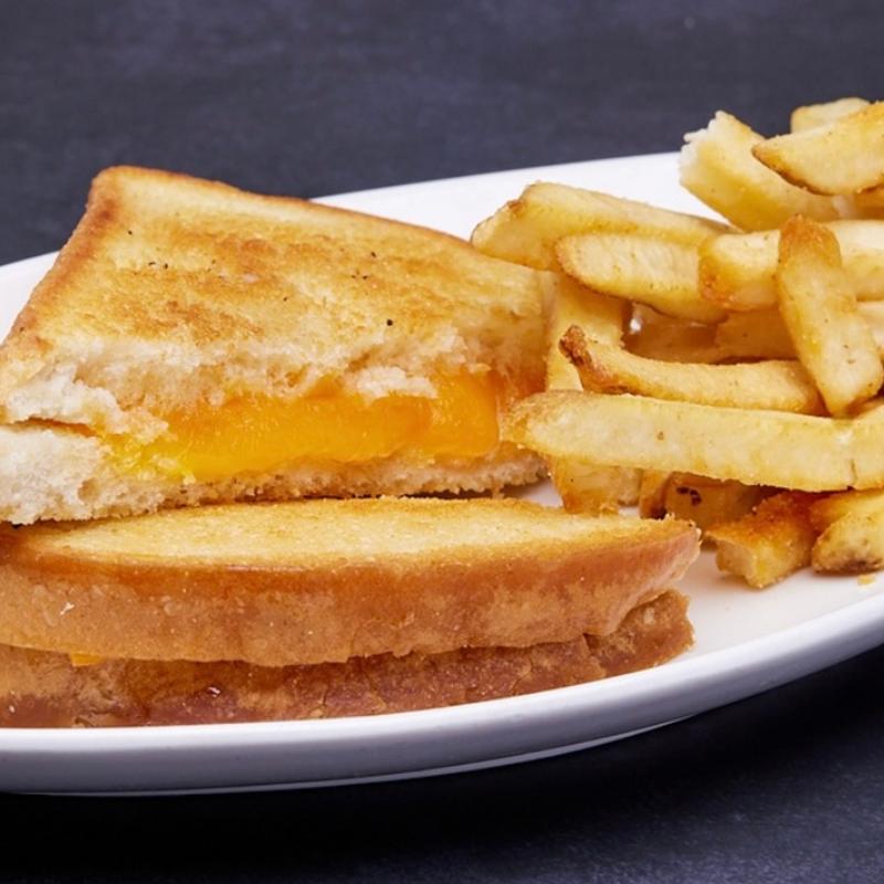 Grilled Cheese with fries photo