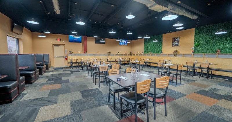 Interior seating area