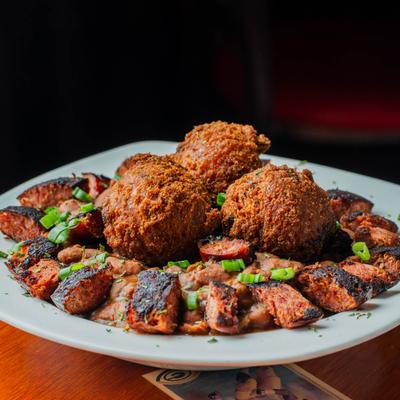 Beans and rice entree.