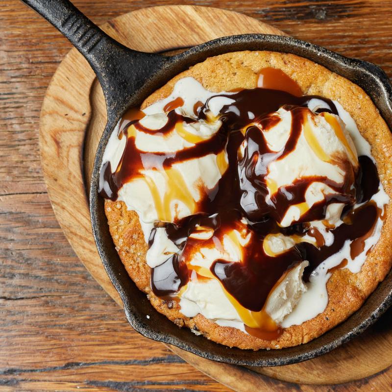 Chocolate Chip Skillet Cookie photo
