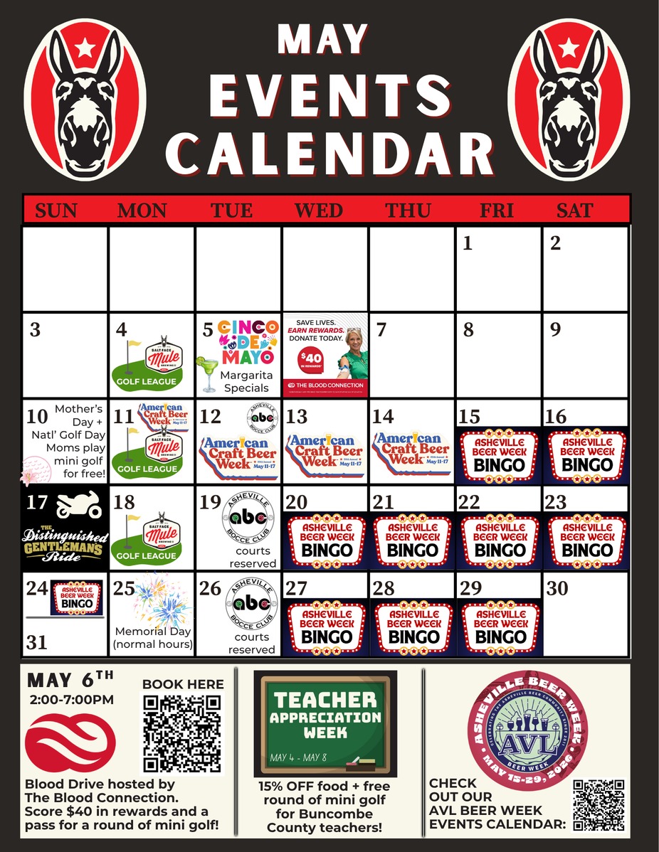May Events Calendar event photo