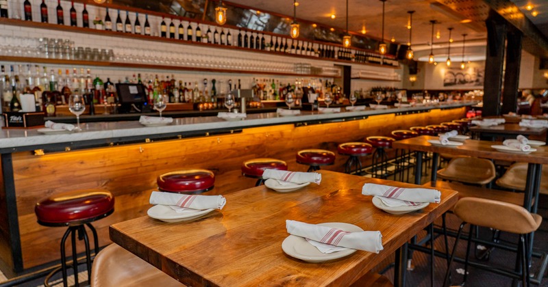 Interior seating area