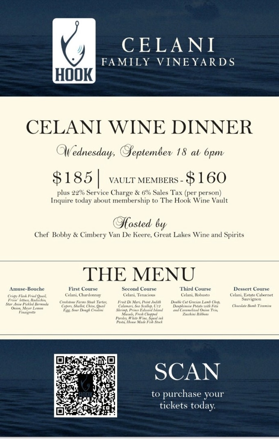 Celani Family Vineyards Wine Dinner event photo