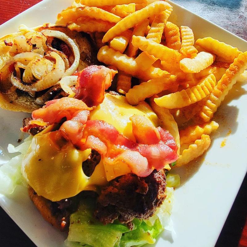 Old Fashioned Hamburger photo