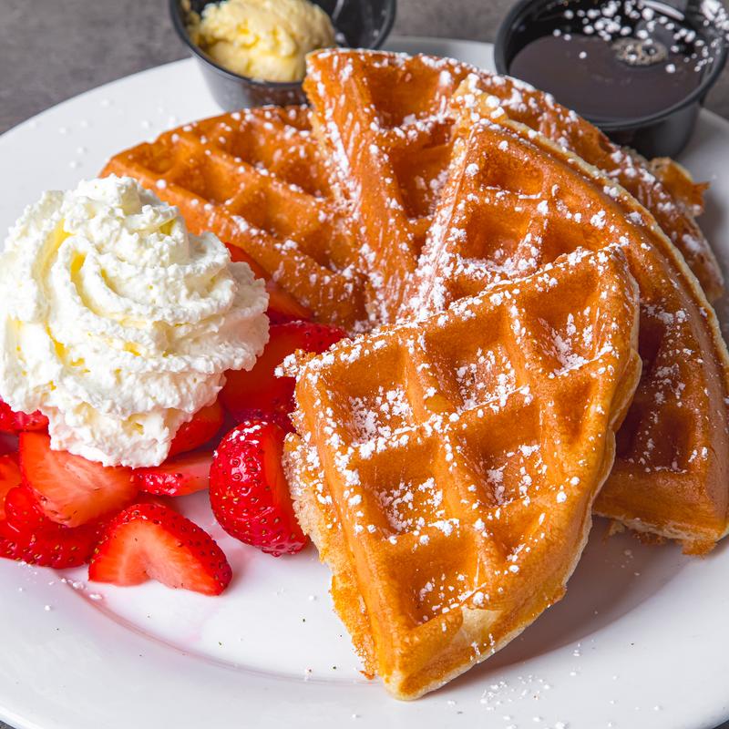 menu item 12 of 111, Strawberry N' Cream Waffle