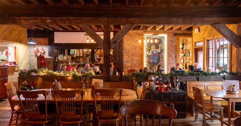 Interior, dining area