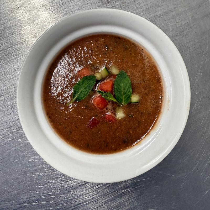 Watermelon Mint Gazpacho photo