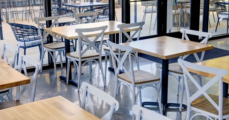 Interior seating area