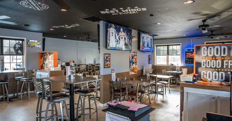 Interior, main seating area