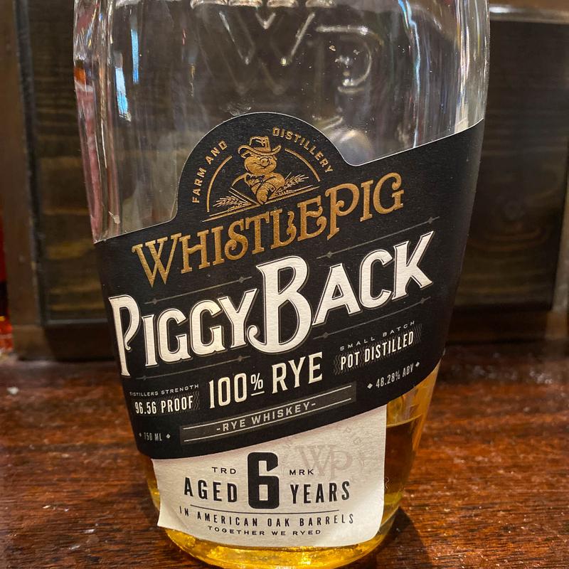 WHISTLE PIG 6yr Piggyback photo