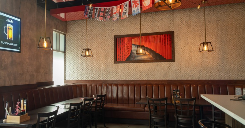 Interior, dining area
