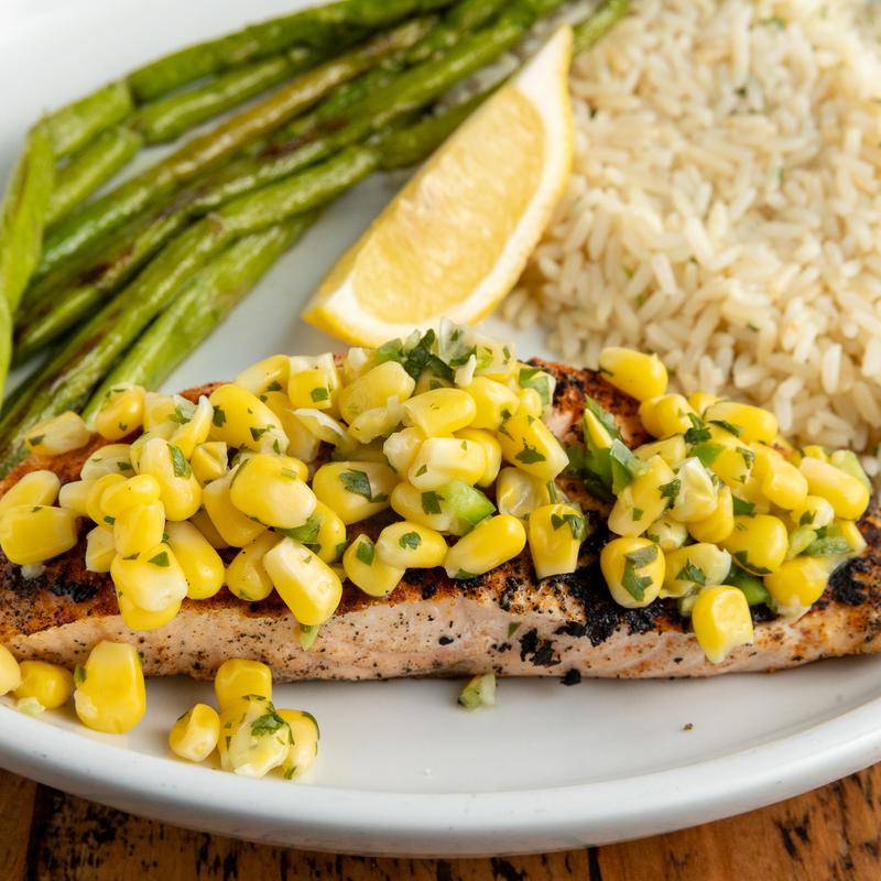 *Blackened Salmon Dinner photo