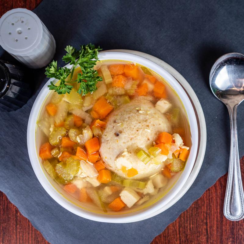 menu item 8 of 13, Bowl of Chicken Matzo Ball Soup