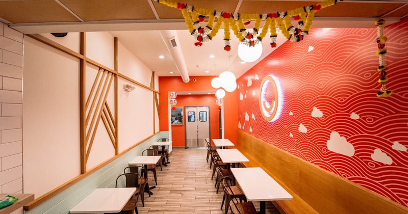 Interior, dining area