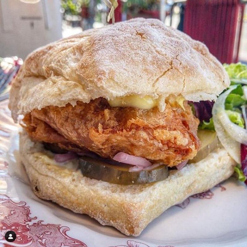 Beer Battered Fried Chicken Sandwich photo