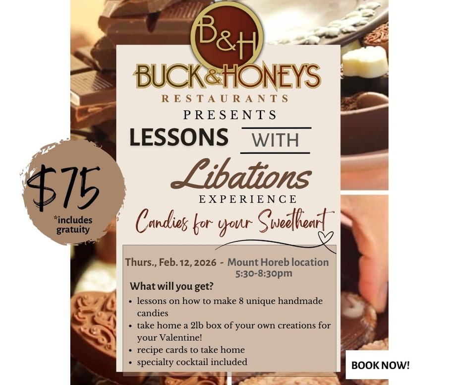 Lessons with Libations - Candies for your Sweetheart event photo