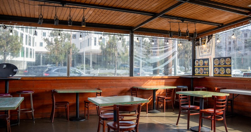 Exterior, tables and chairs