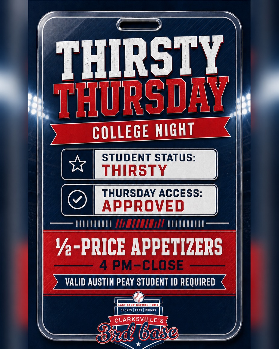 Thirsty Thursday College Night event photo
