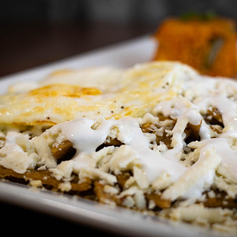 menu item 26 of 27, Chilaquiles