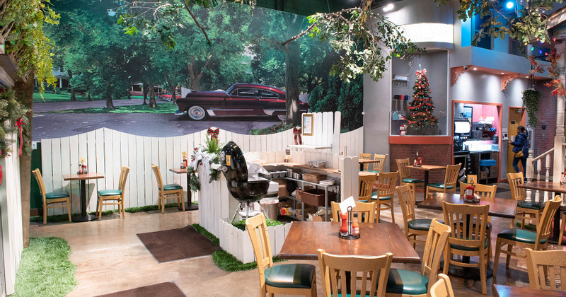 Interior, main seating area