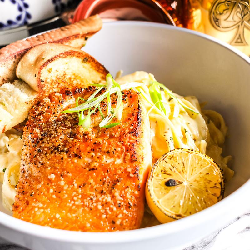 Salmon Alfredo photo