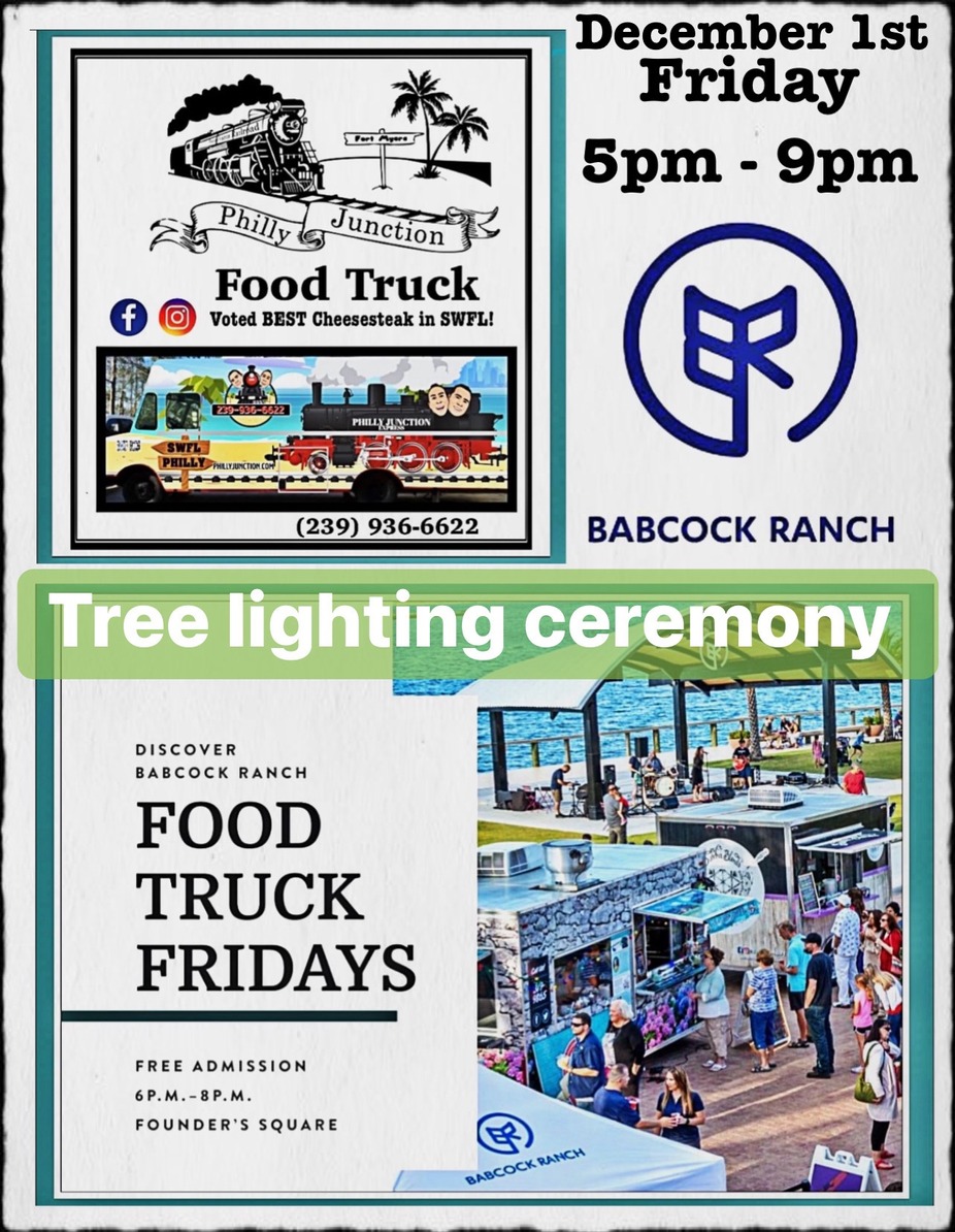 Babcock Ranch Tree lighting ceremony event photo