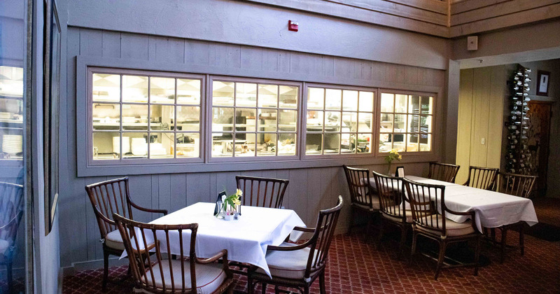 Tables ready for guests