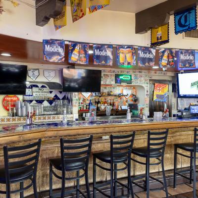 Bar area.