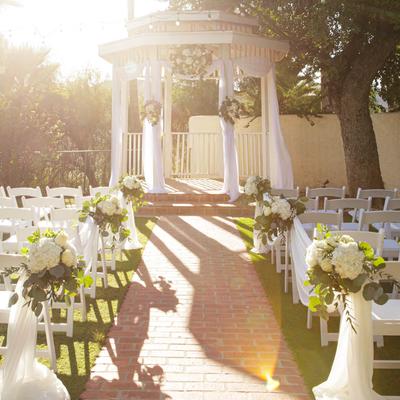 Exterior, wedding venue.