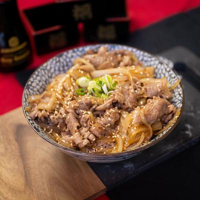 Japanese Beef Rice Bowl.