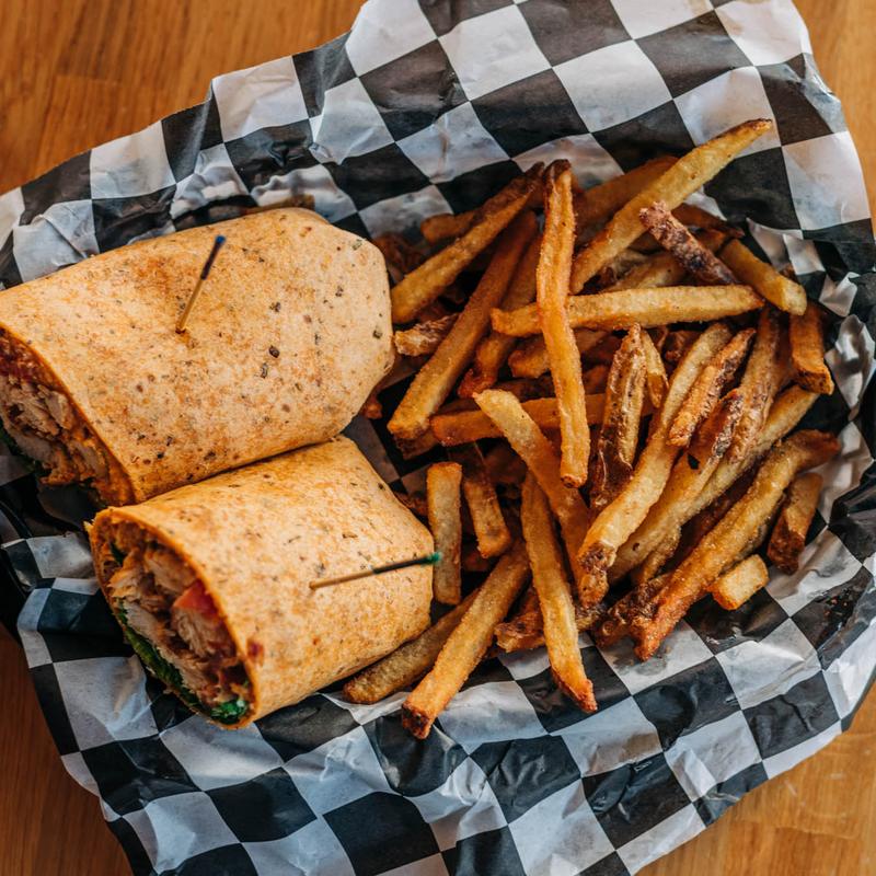 Chicken Hummus Wrap photo