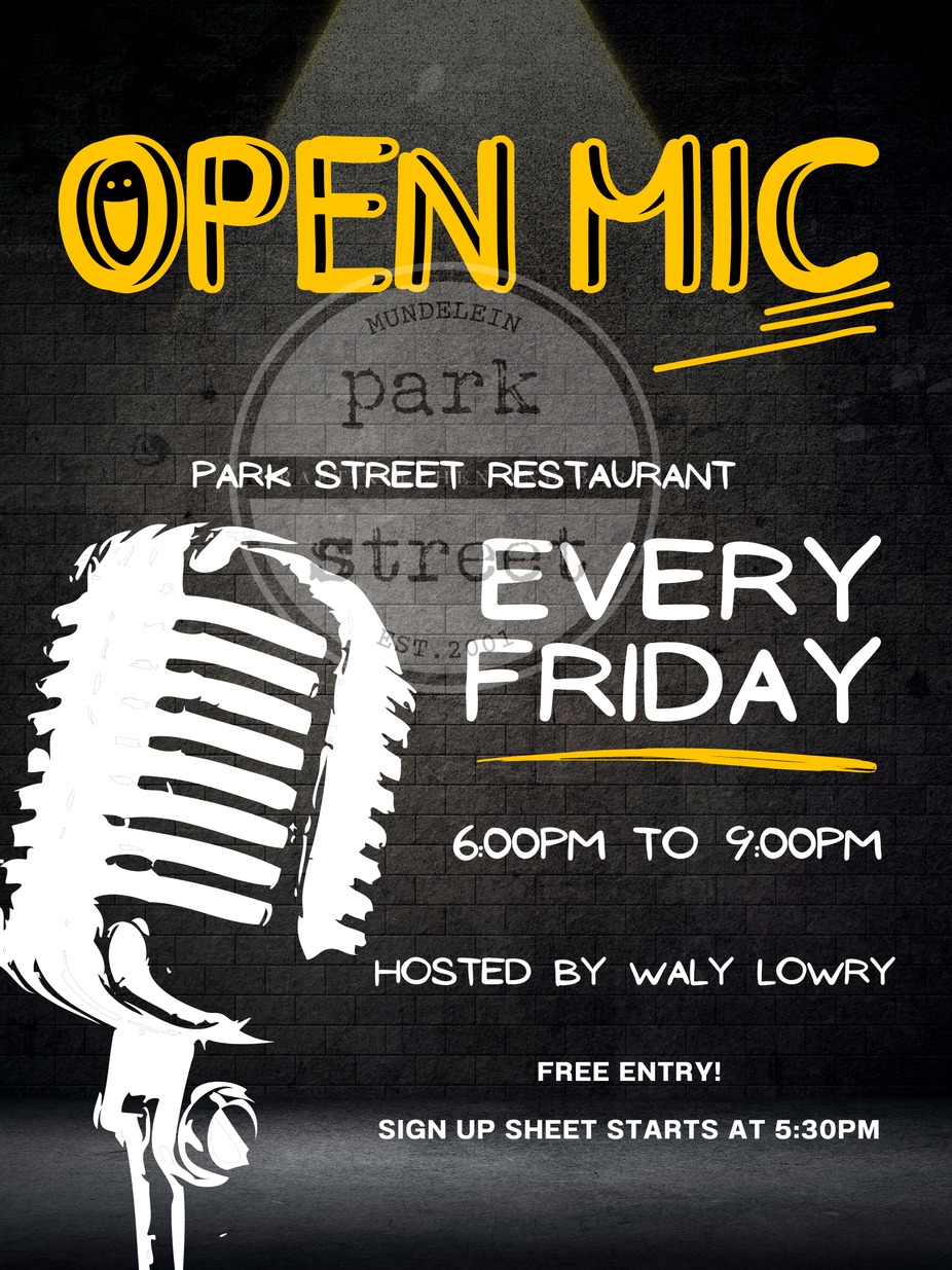 Open Mic at Park Street! event photo