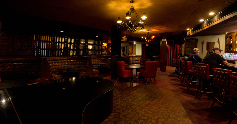 Interior with guests