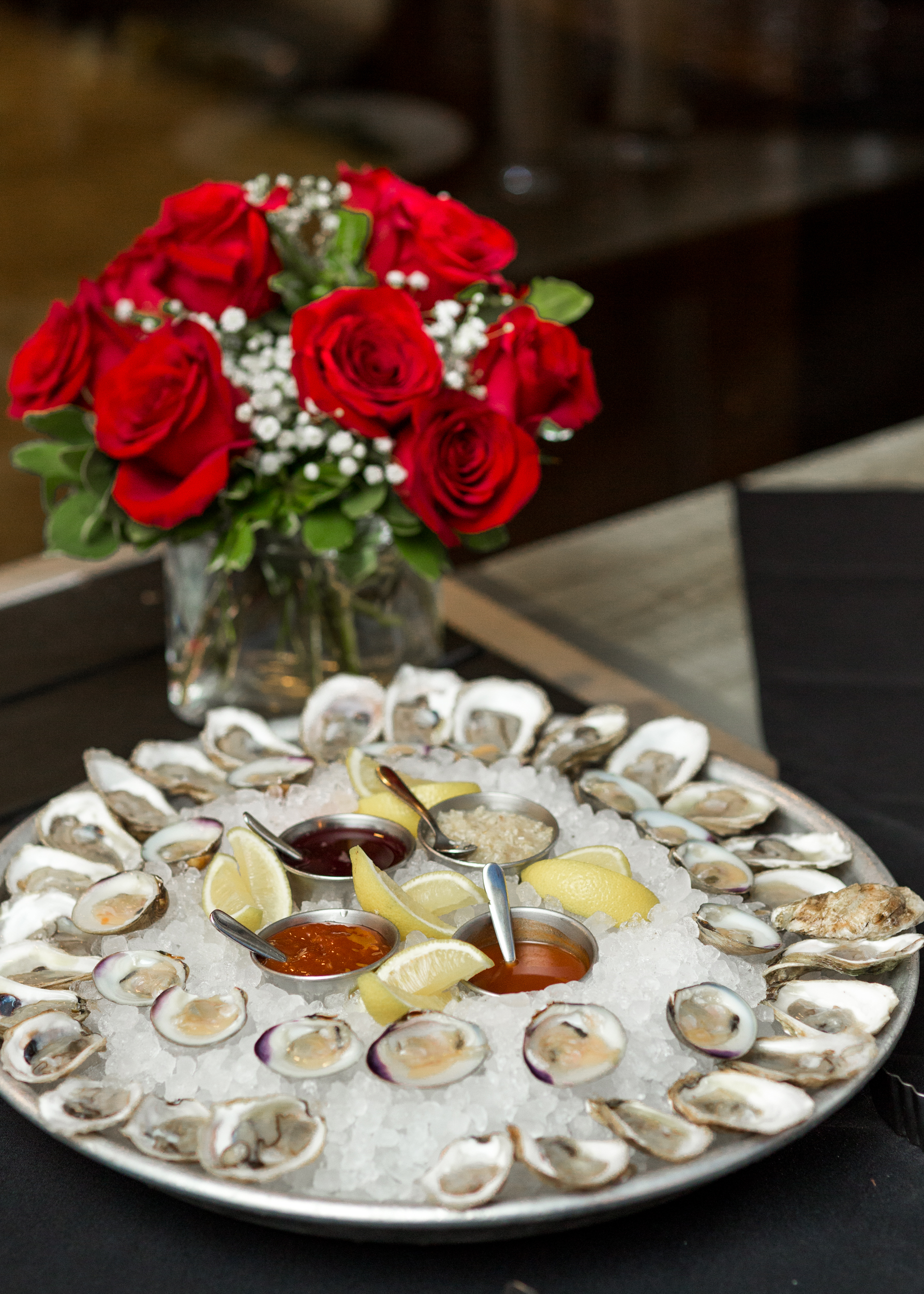 Red Roses & Oysters for the holidays