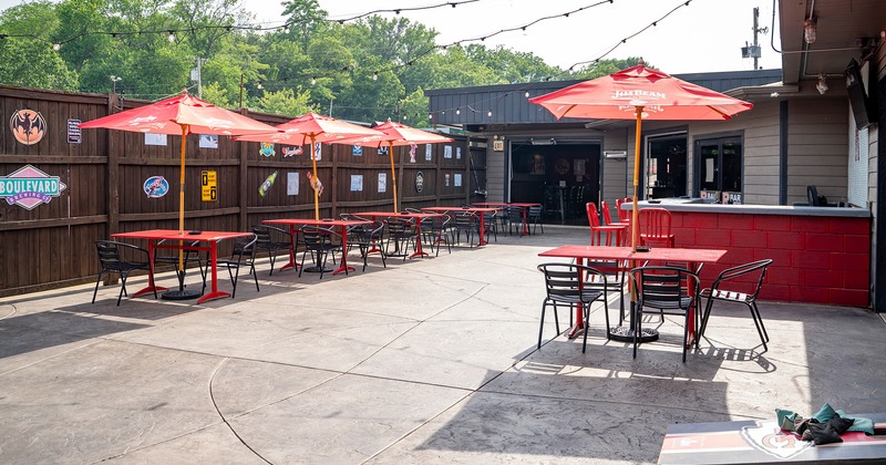 Outdoor seating area